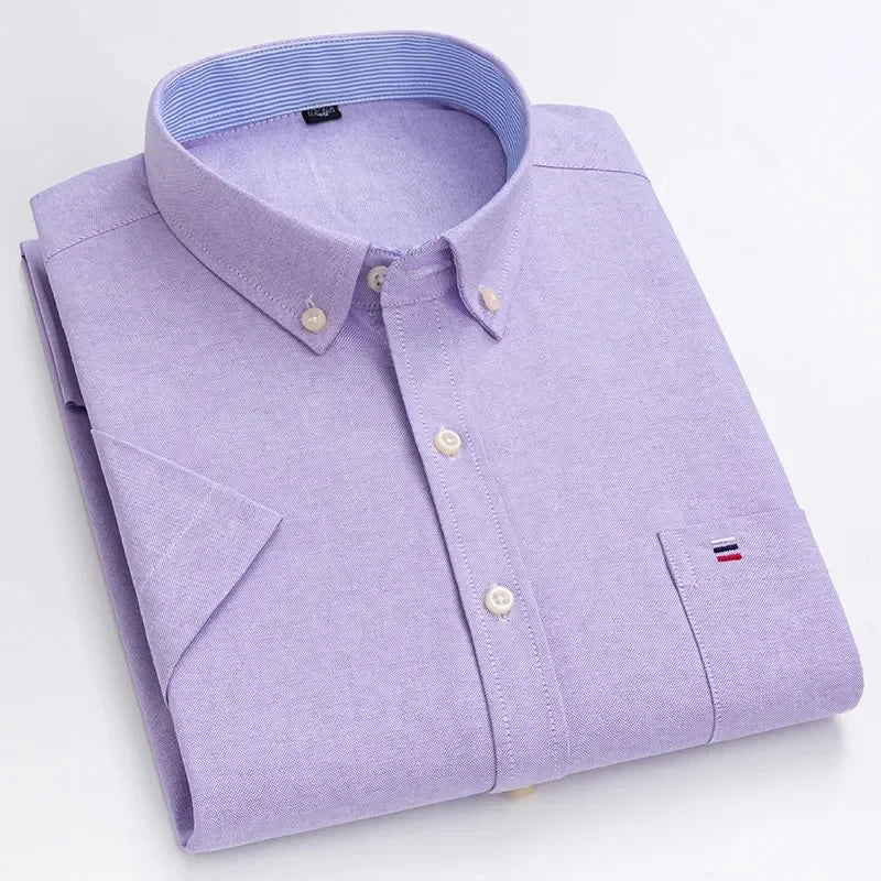 Men's Oxford Cotton Summer Shirt