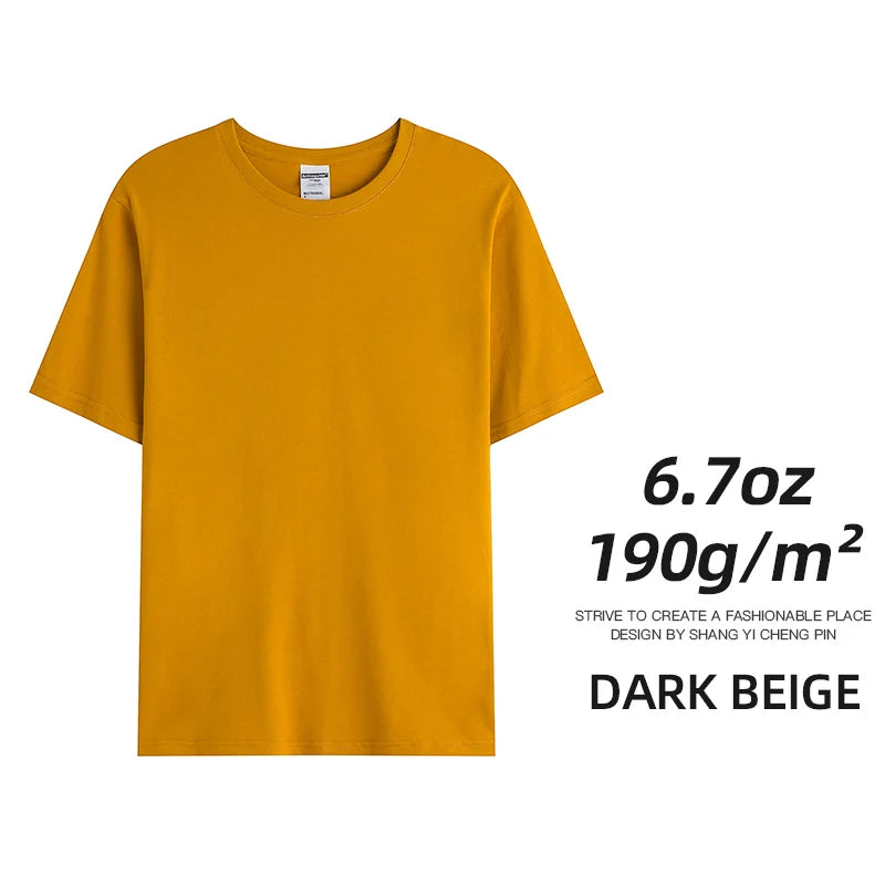 Combed Cotton Custom Summer T-Shirts