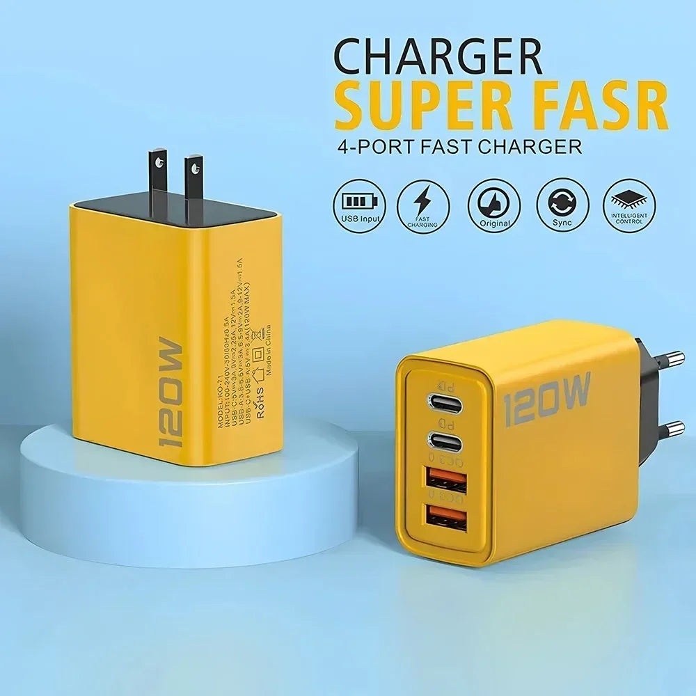 120W Quick Charge Wall Adapter