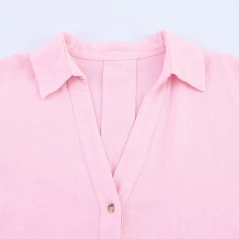 HipSeam Asymmetric Hem Women Shirt