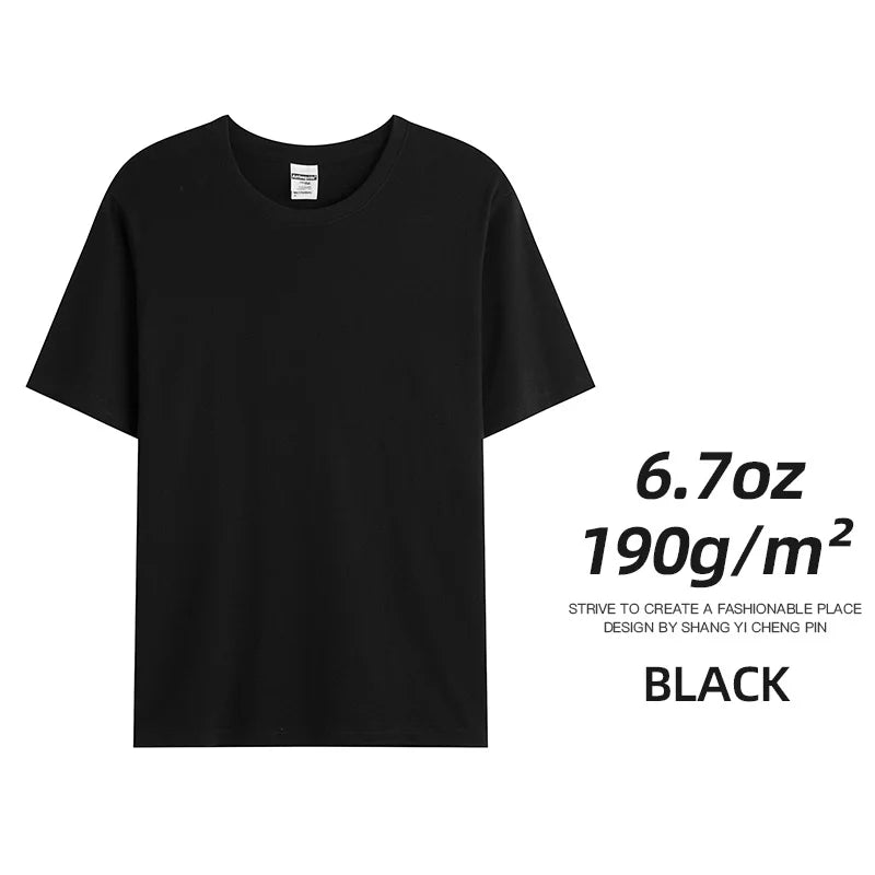 Combed Cotton Custom Summer T-Shirts