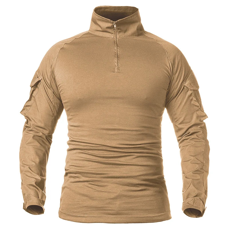 Men's Tactical 1/4 Zip Combat Shirt