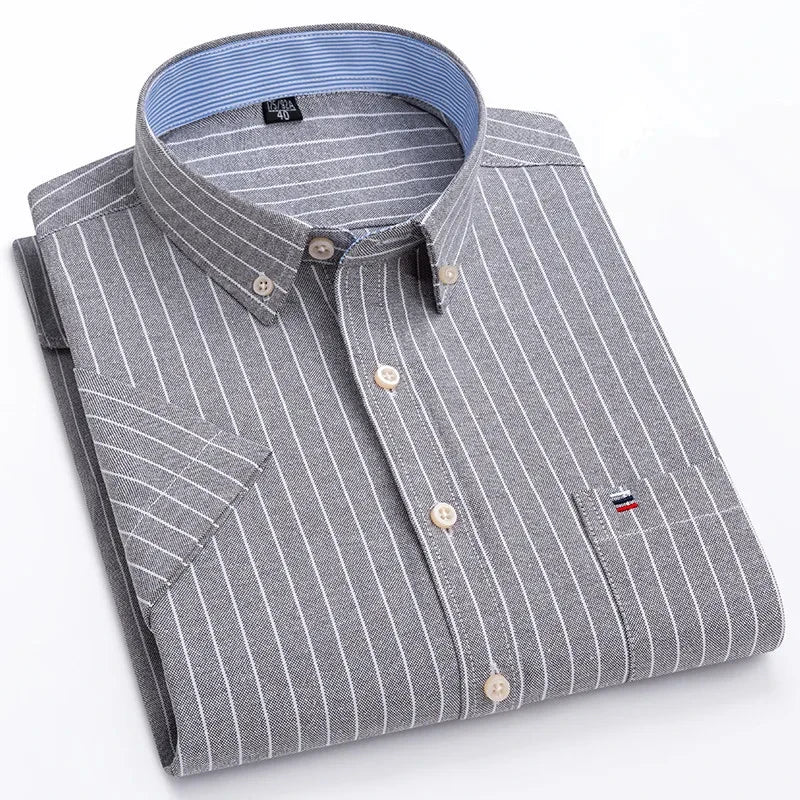 Men's Oxford Cotton Summer Shirt