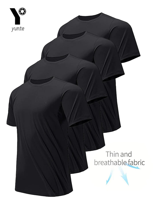 Men's Quick-Dry Fitness T-Shirt Pack