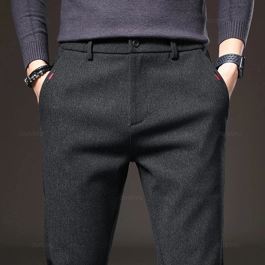 Men's Autumn Slim Cotton Trousers