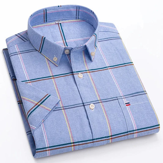 Men's Summer Oxford Cotton Shirt