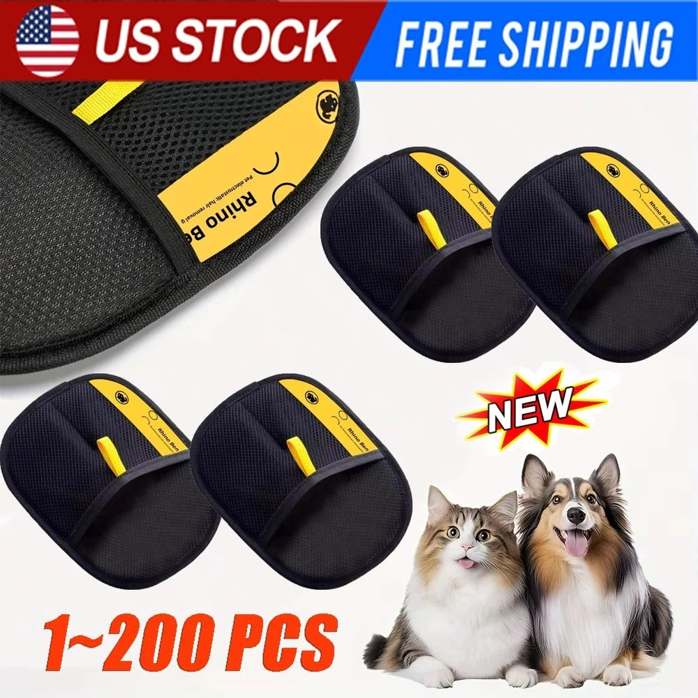 Pet Grooming Hair Remover Gloves