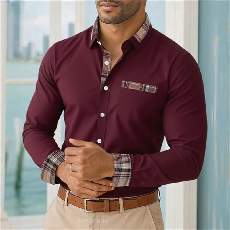 Men's Long Sleeve Casual Shirt