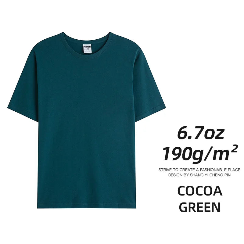 Combed Cotton Custom Summer T-Shirts