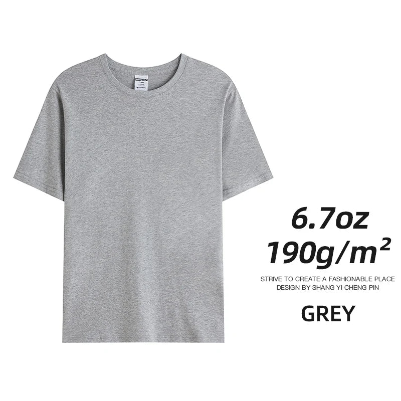 Combed Cotton Custom Summer T-Shirts