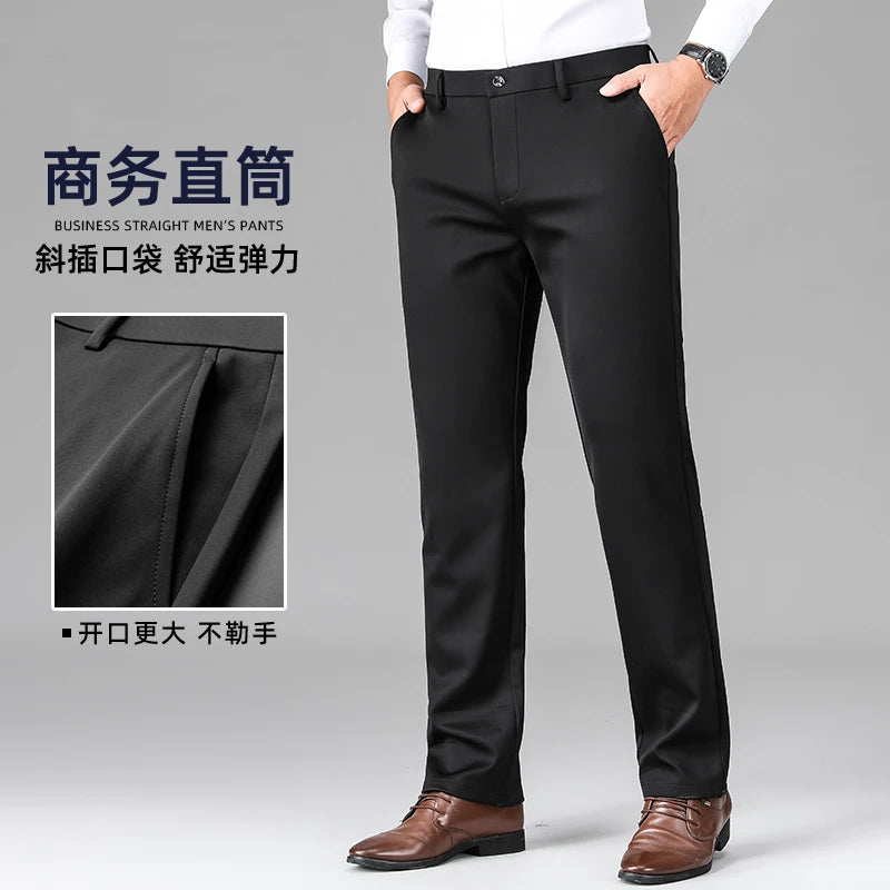 Men's Classic Slim Fit Office Pants