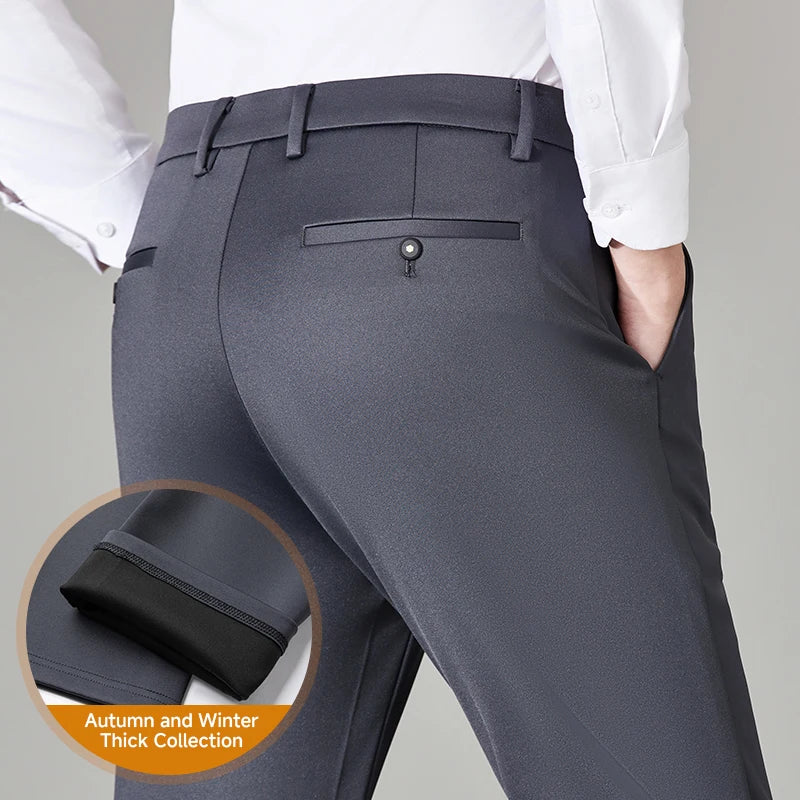 Men's All-Season Stretch Business Trousers