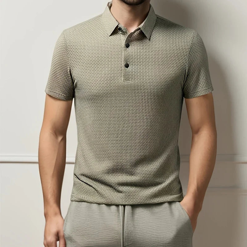 Men's Summer Business Casual Polo Shirt