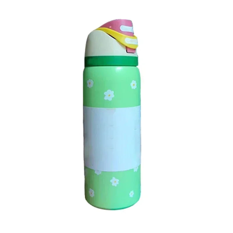Owala BPA-Free insulated Straw Water Bottle - Bow Pink