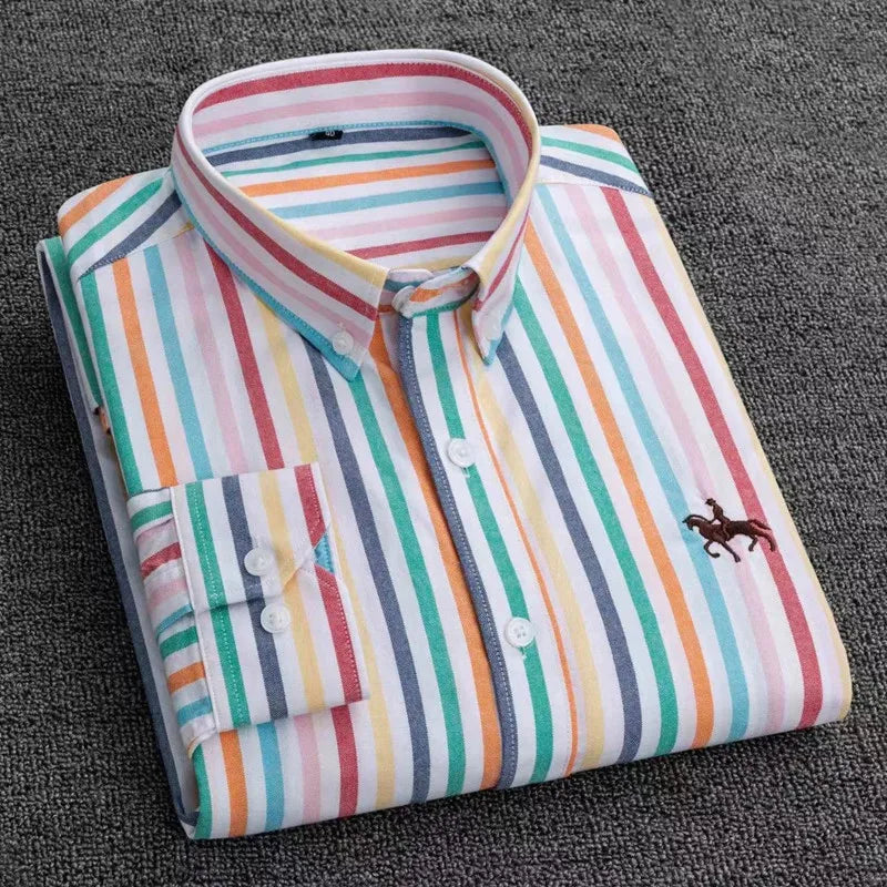 Men's Cotton Oxford Dress Shirt