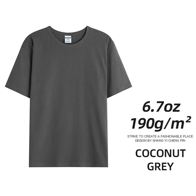 Combed Cotton Custom Summer T-Shirts