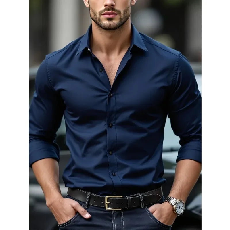 Men’s Four-Season Business Shirt