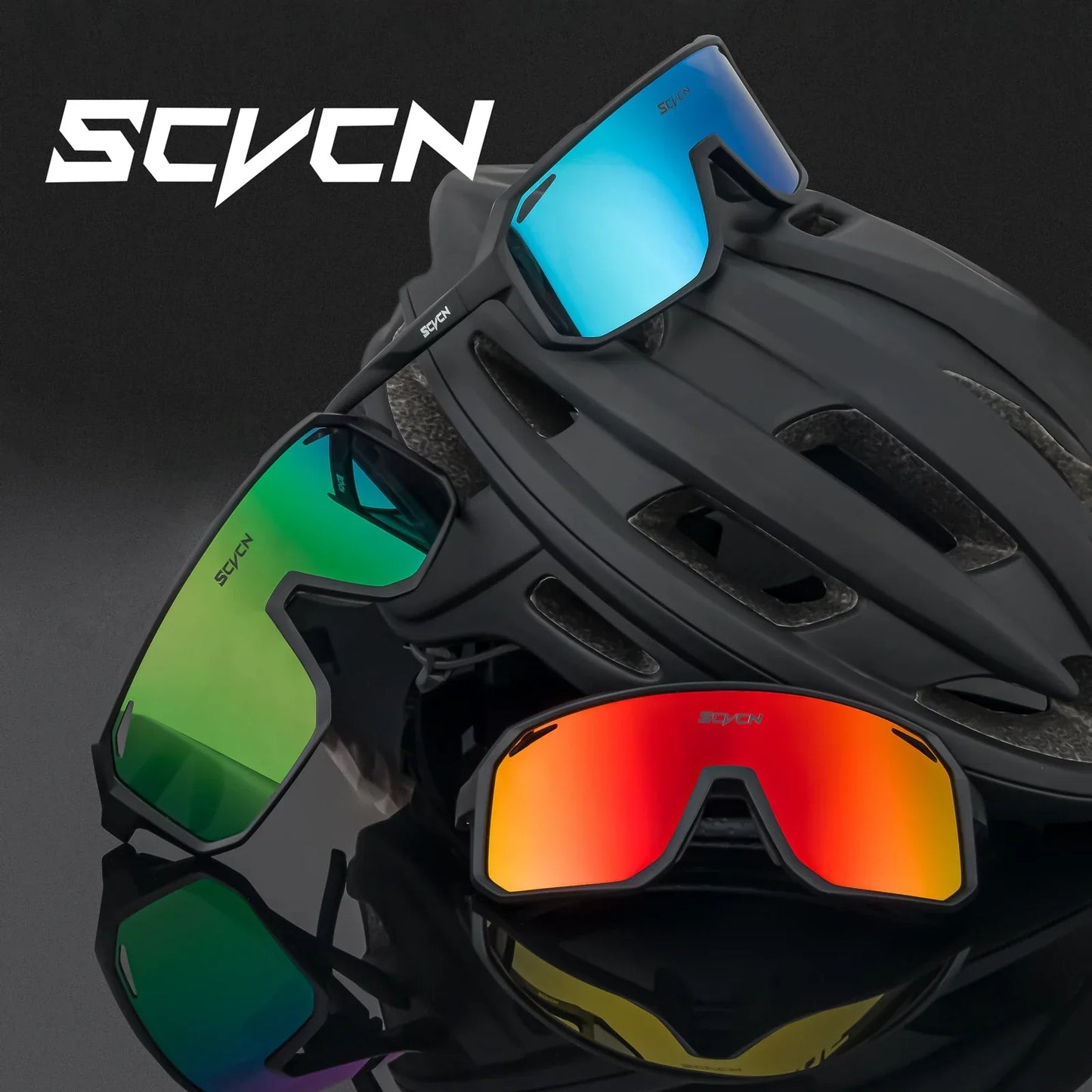 SCVCN Cycling UV400 Sports Sunglasses