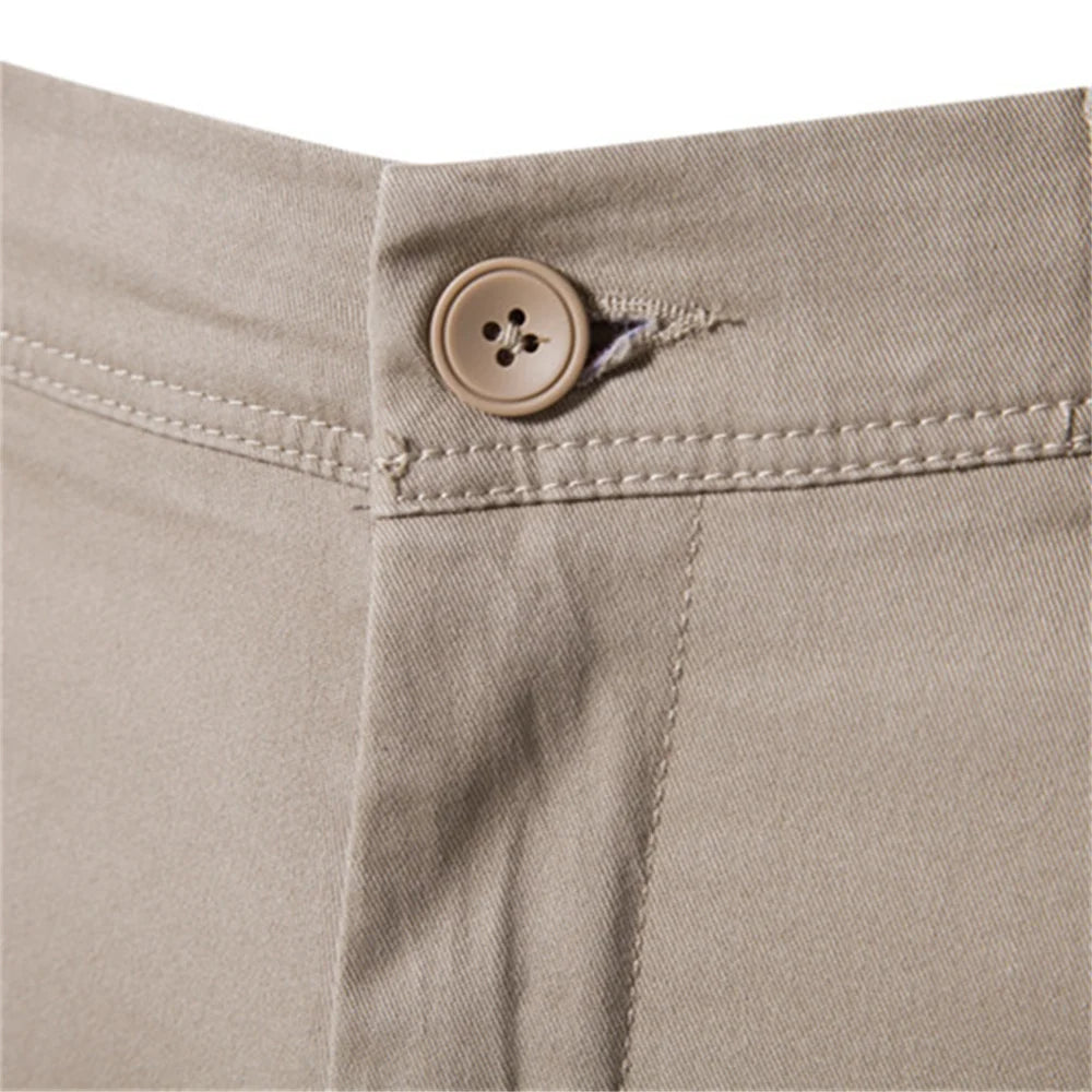 AIOPESON Cotton Slim Fit Men Trousers
