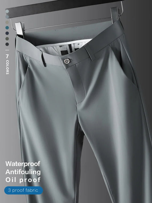 Men's All-Season Stretch Business Trousers