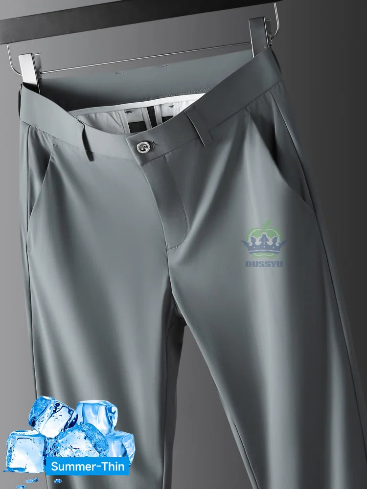 Men's All-Season Stretch Business Trousers