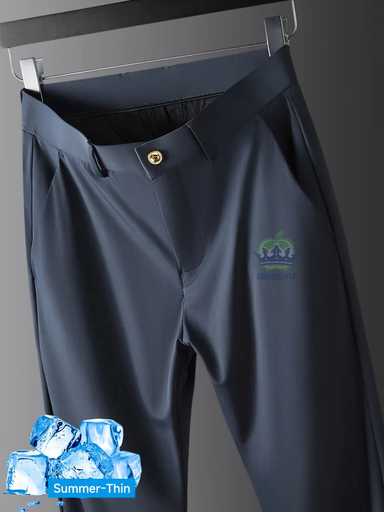 Men's All-Season Stretch Business Trousers
