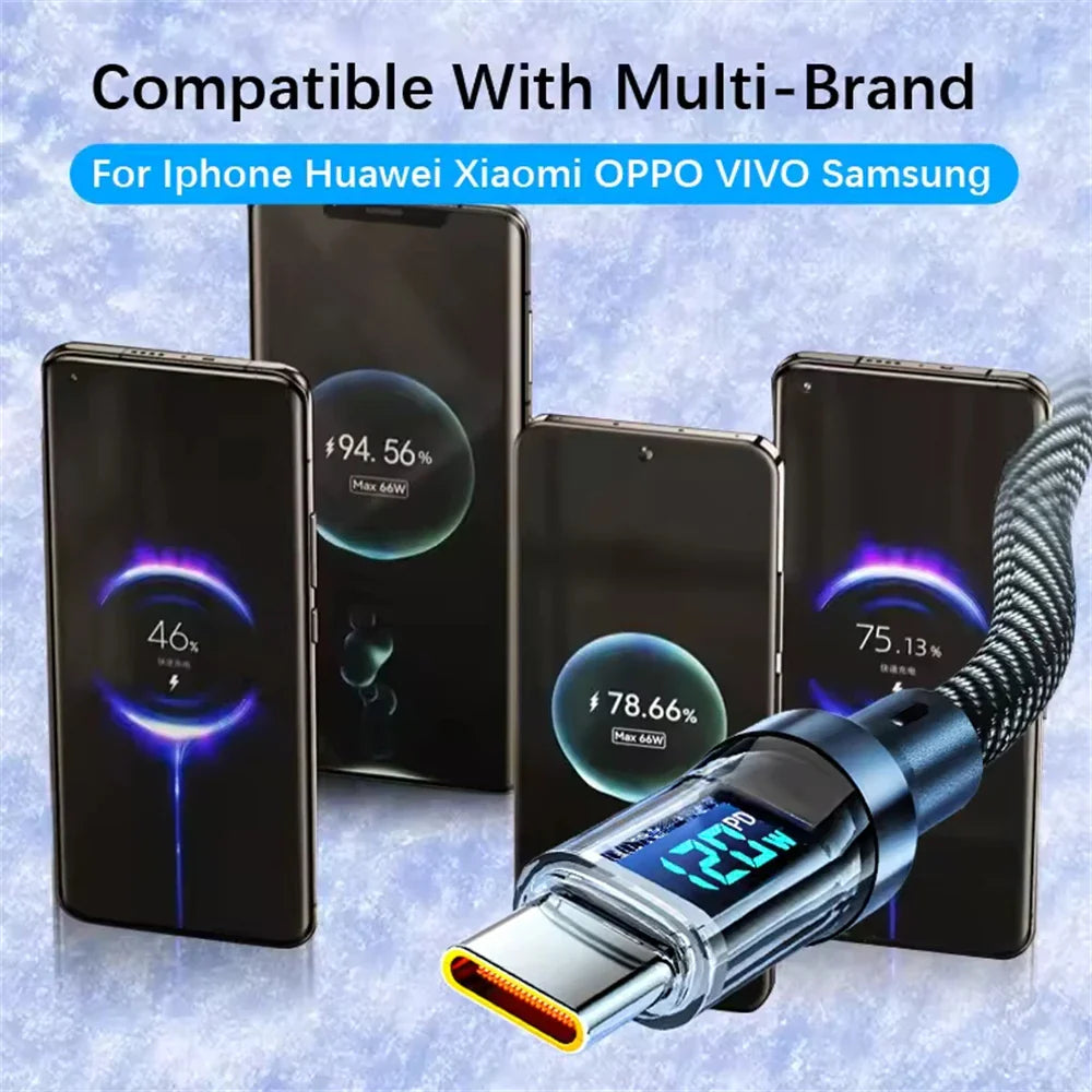 NNBILI 120W Type-C Fast Cable