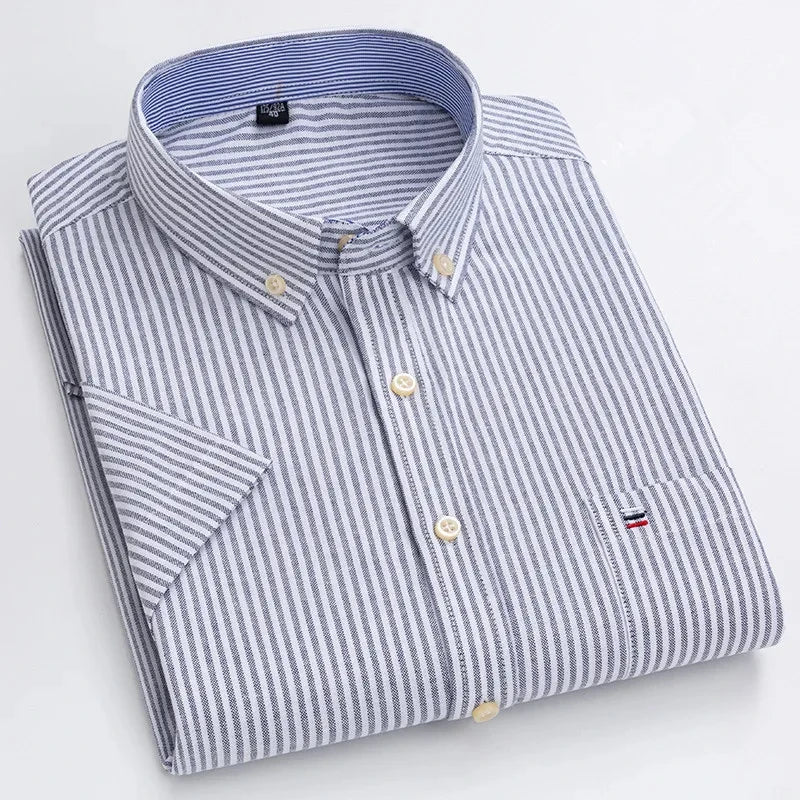 Men's Oxford Cotton Summer Shirt