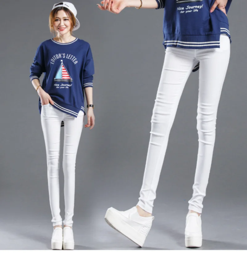 Women Elegant Skinny Pencil Office Pants