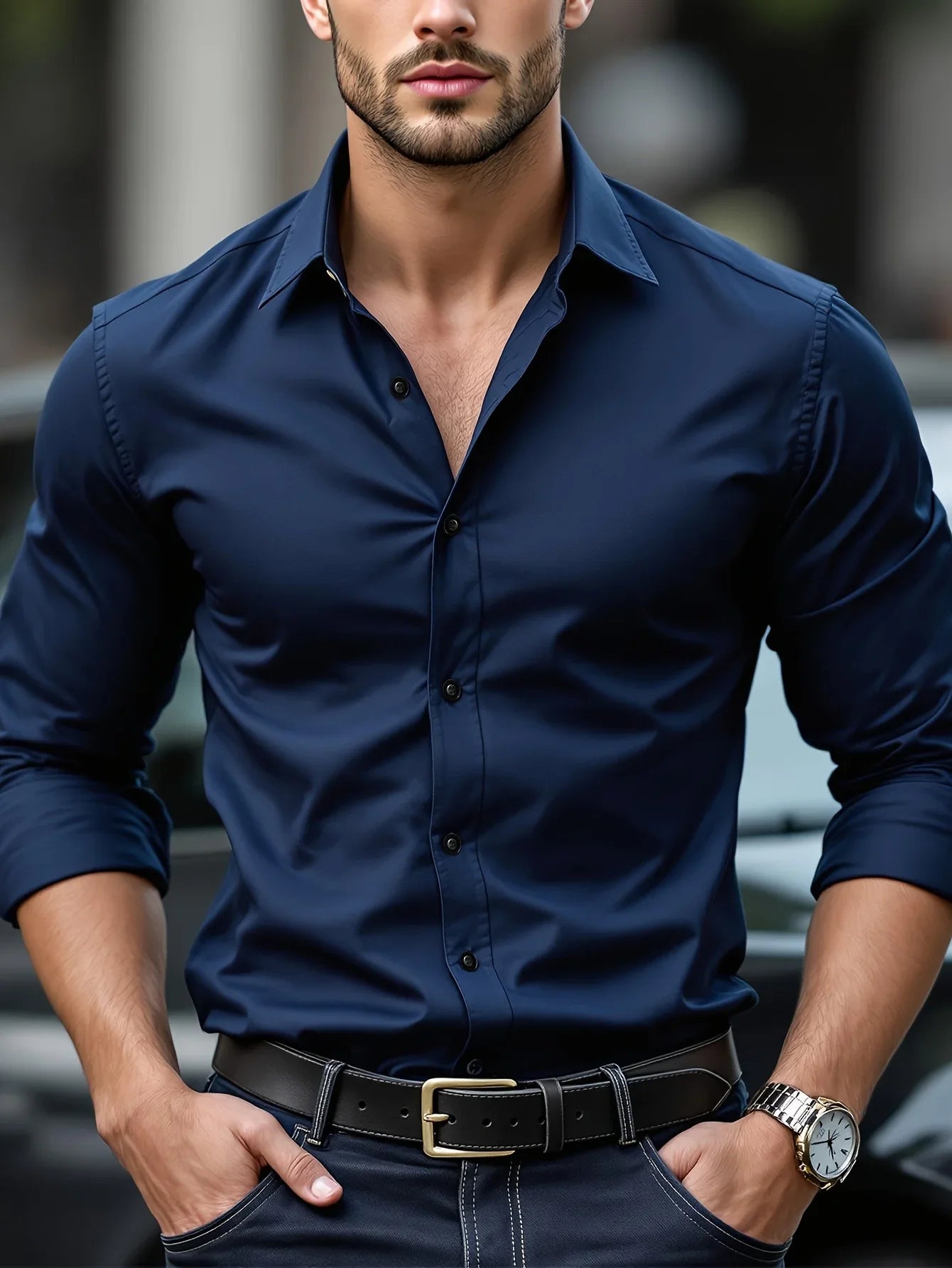 Men’s Four-Season Business Shirt