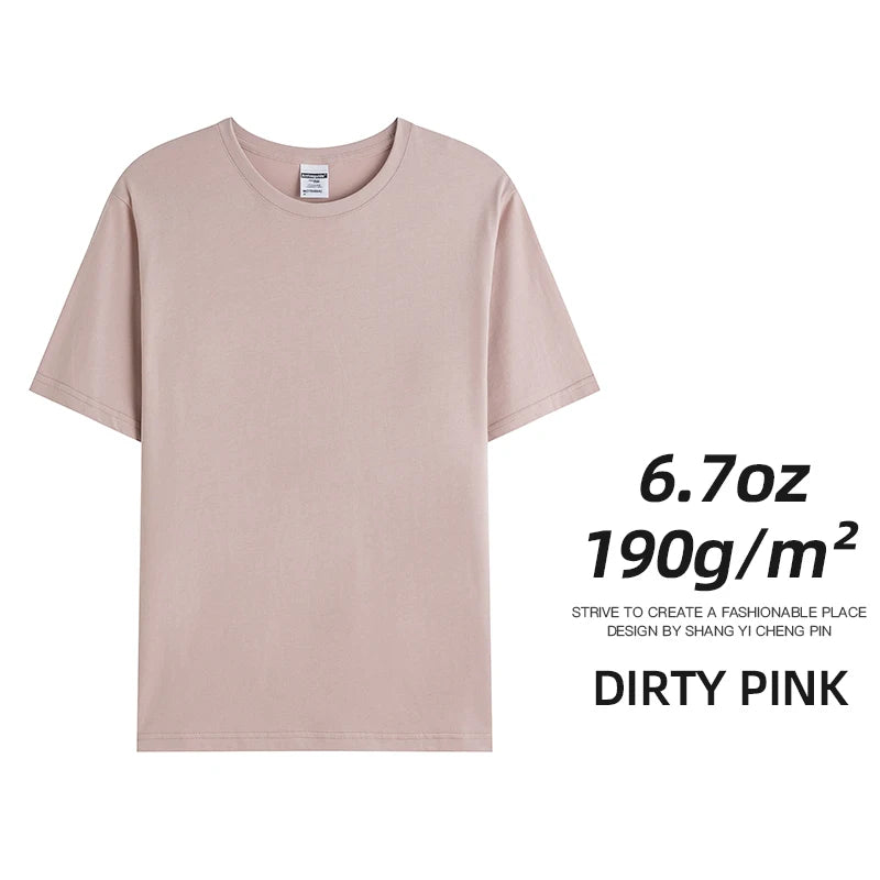 Combed Cotton Custom Summer T-Shirts
