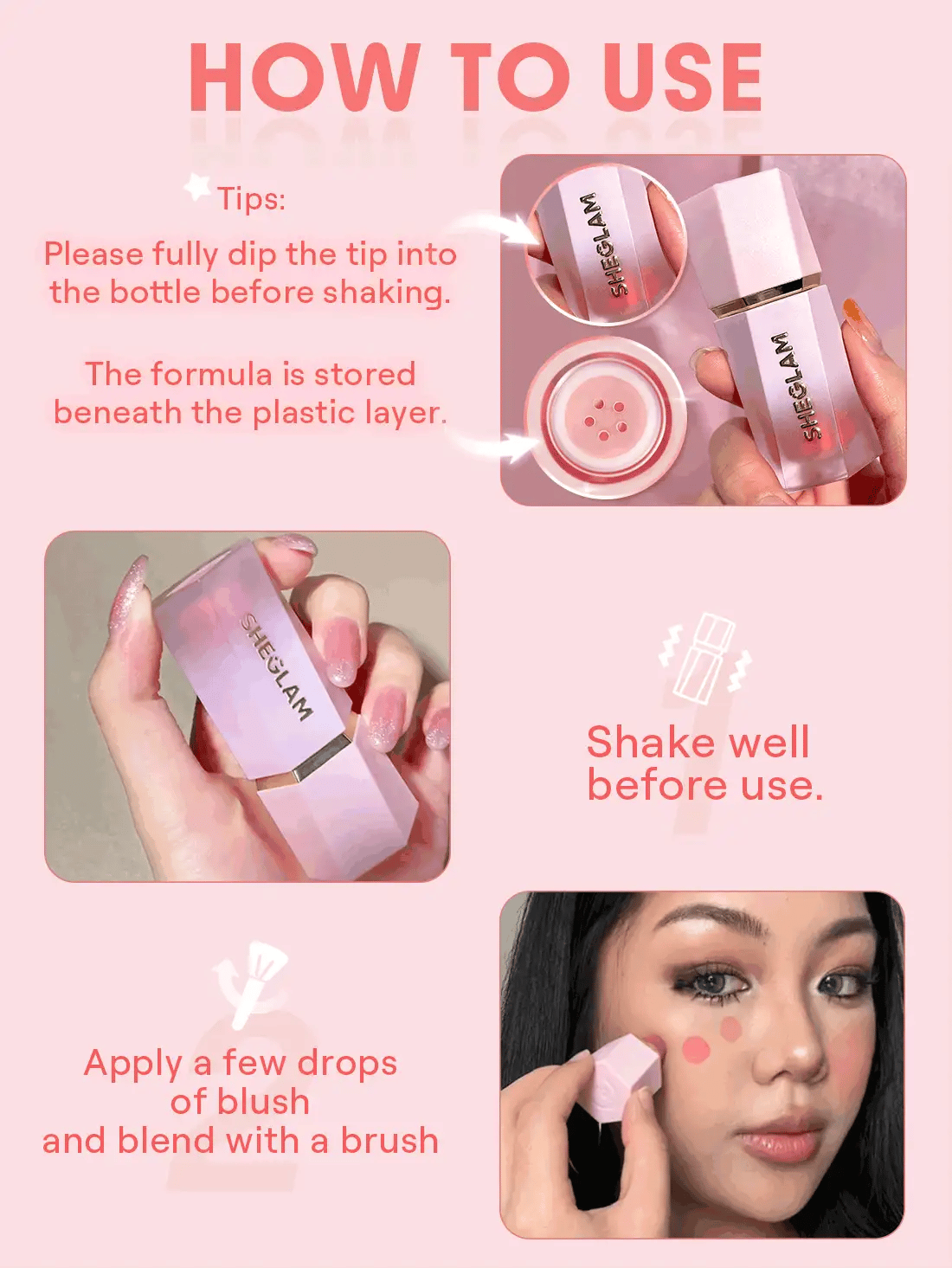 SHEGLAM Color Bloom Liquid Blush