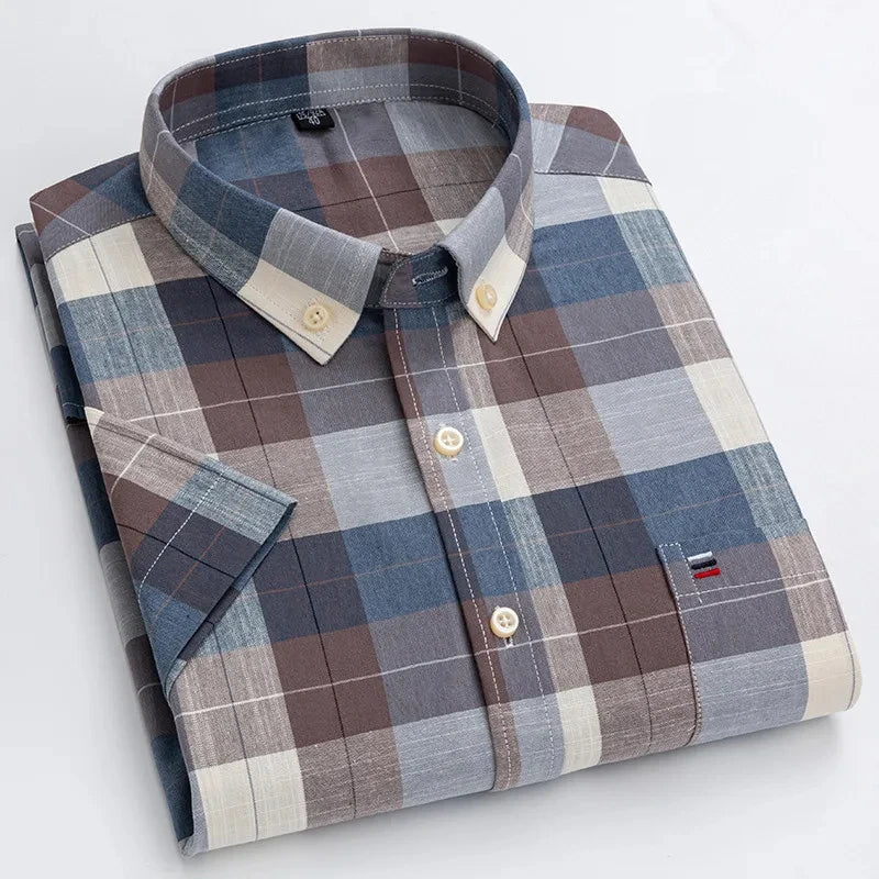Men's Oxford Cotton Summer Shirt