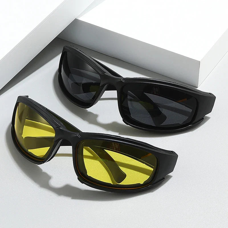 Black Silver Cycling Sports Sunglasses