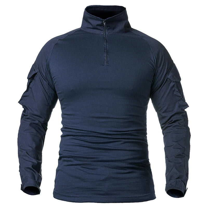Men's Tactical 1/4 Zip Combat Shirt