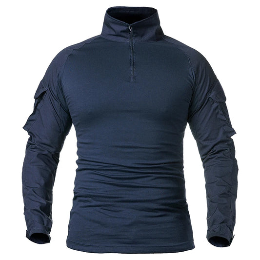 Men's Tactical 1/4 Zip Combat Shirt