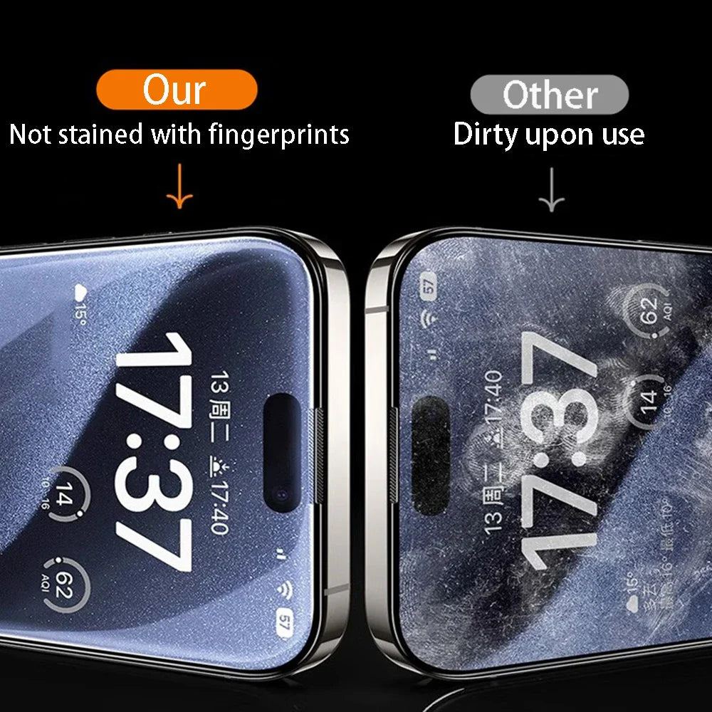 4Pcs iPhone Screen Protector Glass