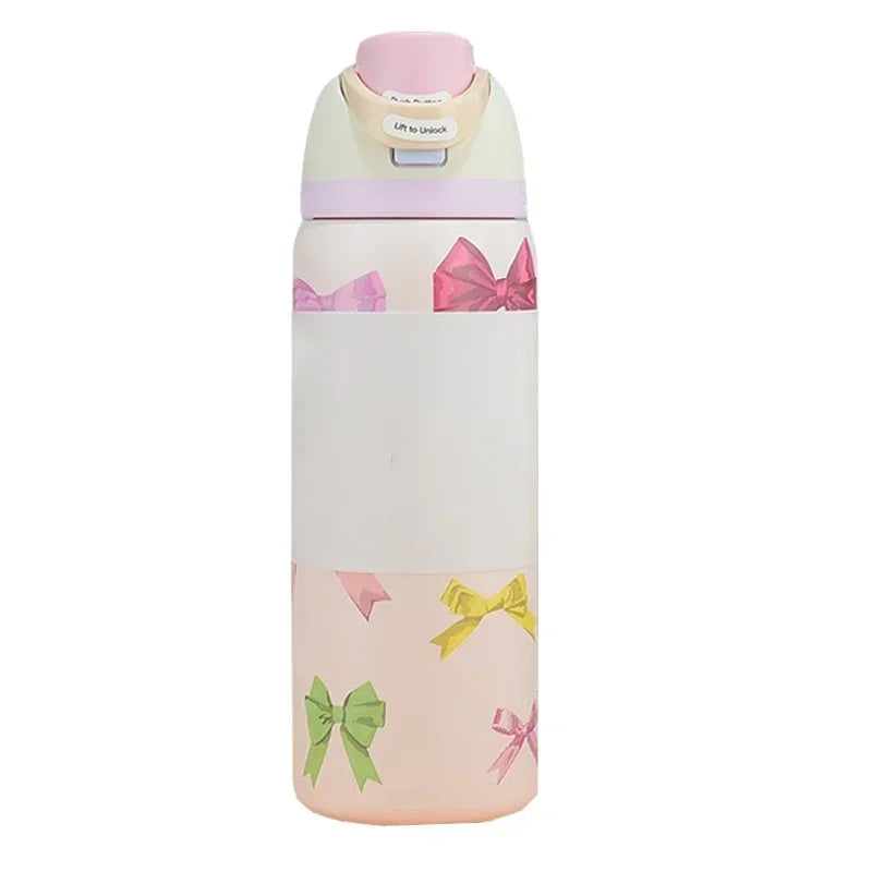 Owala BPA-Free insulated Straw Water Bottle - Pillow Fight