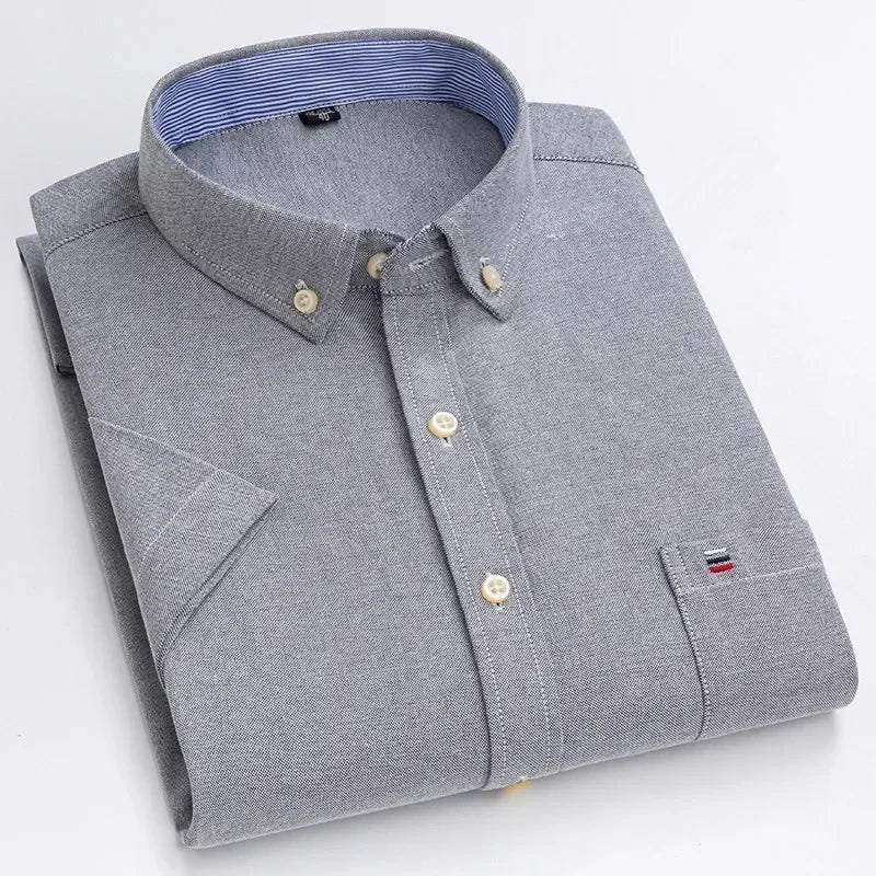 Men's Oxford Cotton Summer Shirt