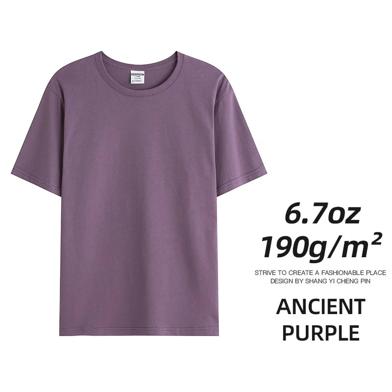 Combed Cotton Custom Summer T-Shirts