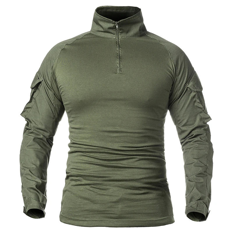 Men's Tactical 1/4 Zip Combat Shirt