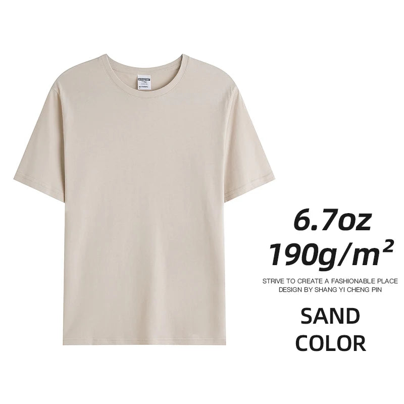 Combed Cotton Custom Summer T-Shirts