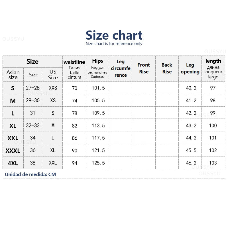 OUSSYU Autumn Men Elastic Casual Pants