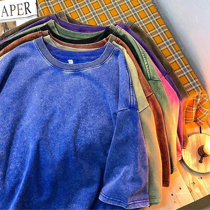 Men's Cotton Vintage Summer T-Shirt