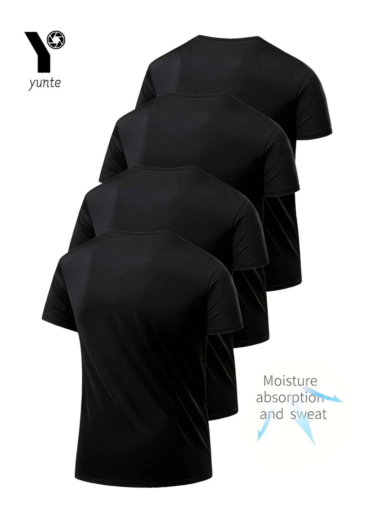 Men's Quick-Dry Fitness T-Shirt Pack