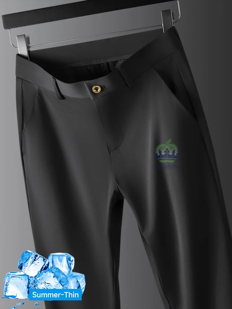 Men's All-Season Stretch Business Trousers