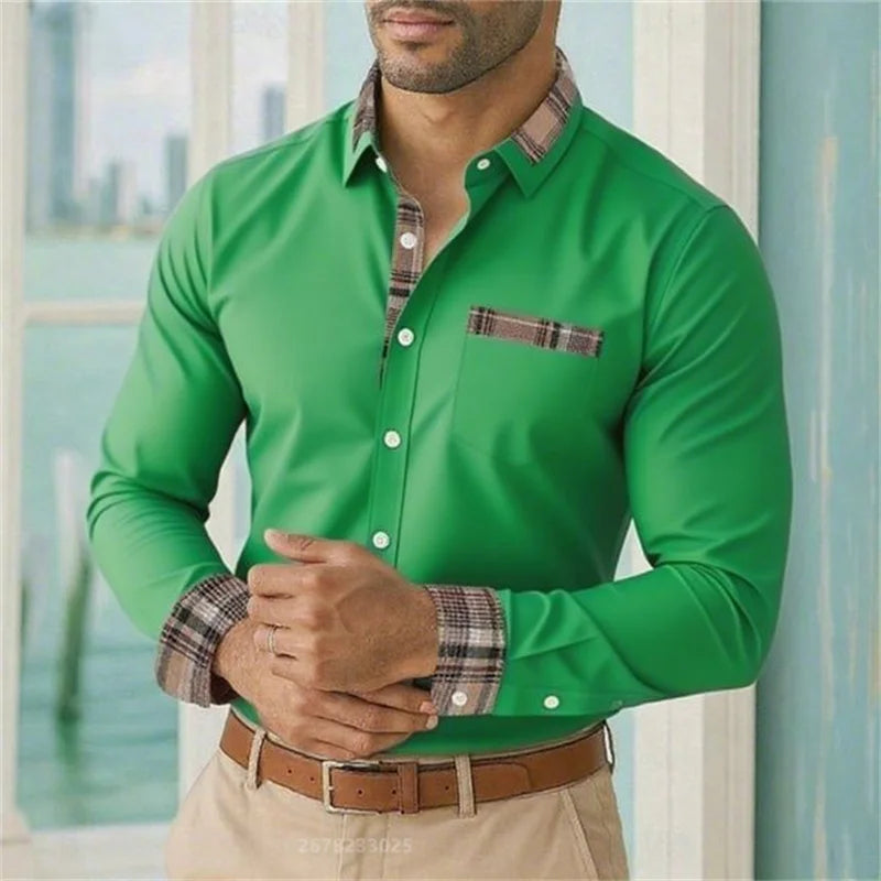 Men's Long Sleeve Casual Shirt