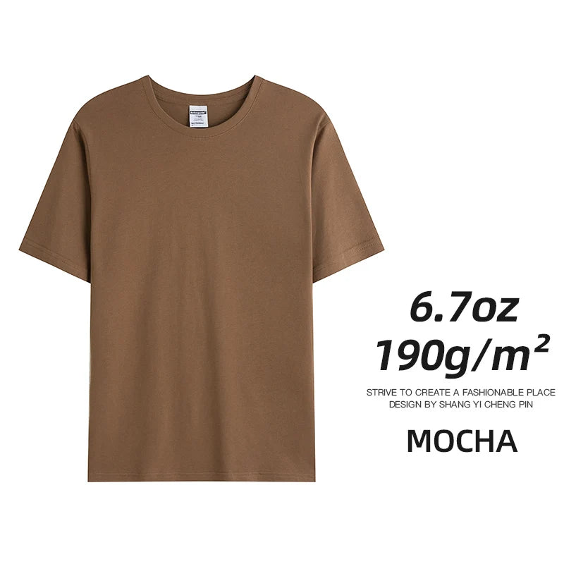Combed Cotton Custom Summer T-Shirts