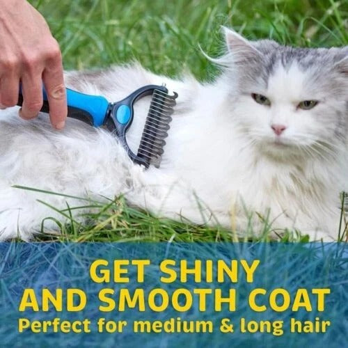 Double-Sided Dog Grooming Brush