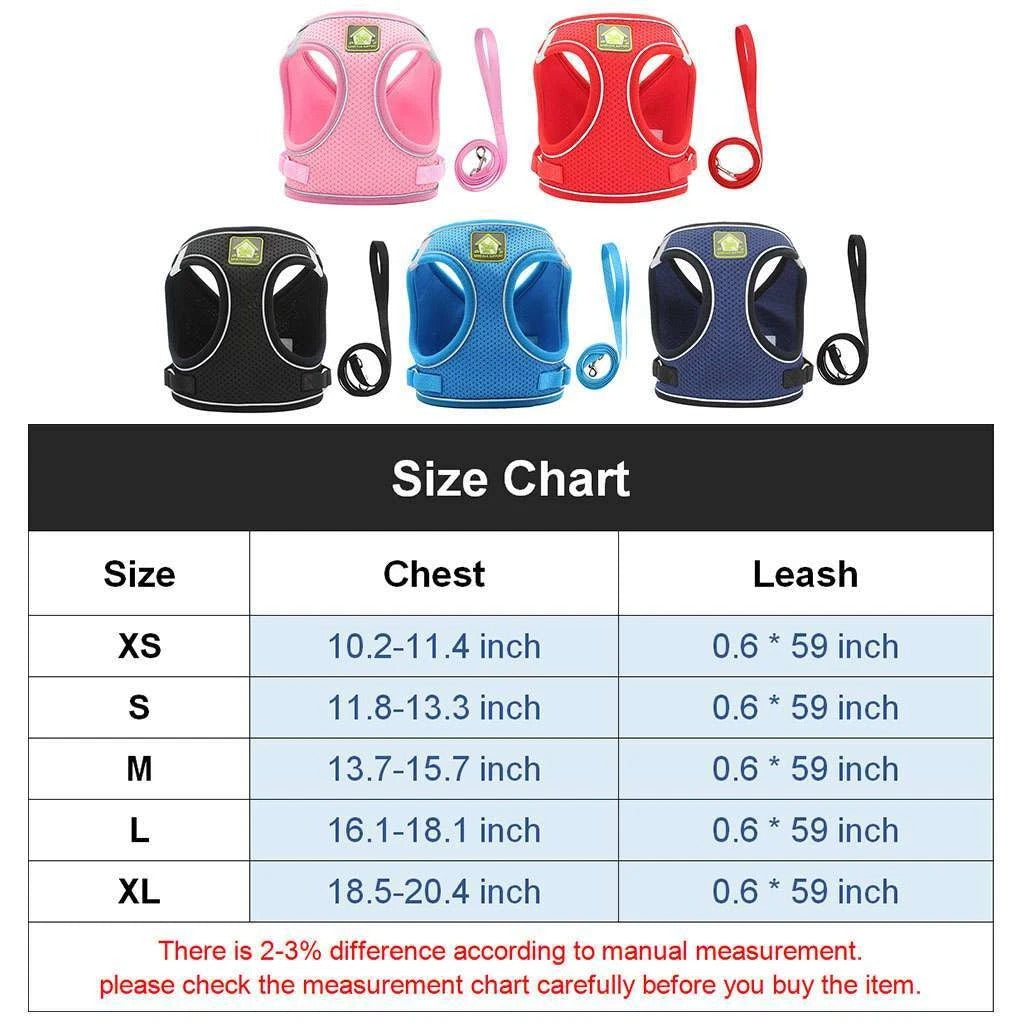 Adjustable No Pull Dog Harness